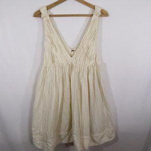 Free People Deep V Neck Sleeveless Dress
